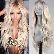 WOKESTAR Long Wavy Platinum