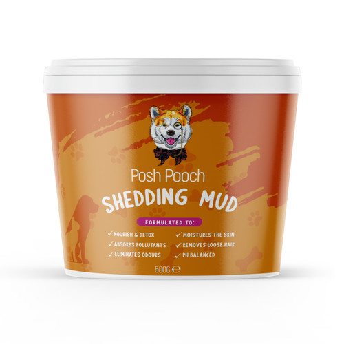 Mud bath for - for, de-shedding