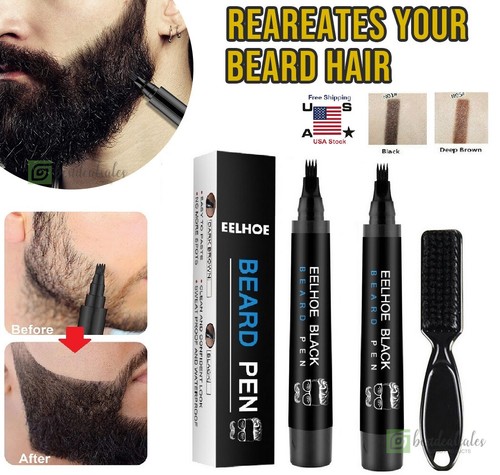 Waterproof beard pencil - beard,