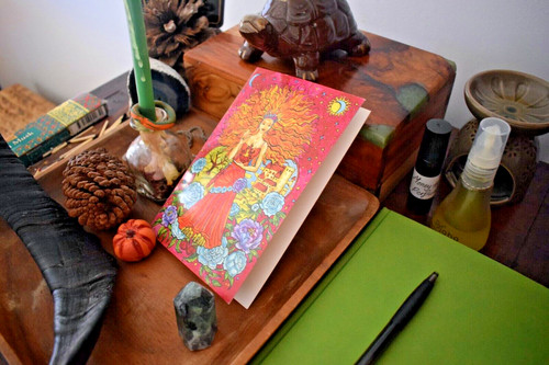 Greeting card envelope leo - greeting,