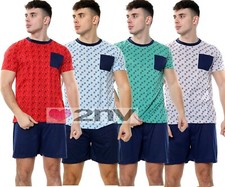 Mens Pyjama Set Short Sleeve