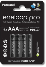 4x PANASONIC AAA Eneloop Pro