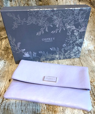 Osprey of London Lilac Clutch Bag  21.5cm wide in original box