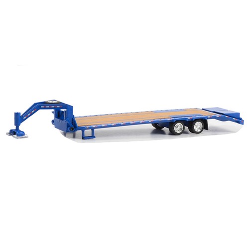 Gooseneck trailer blue - 1/64, trailer,