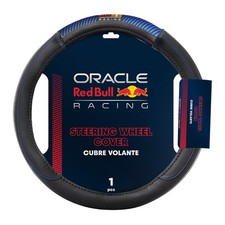FOR VAUXHALL CORSA C (2001-2007) - RED BULL RACING STEERING WHEEL COVER BLUE CAR