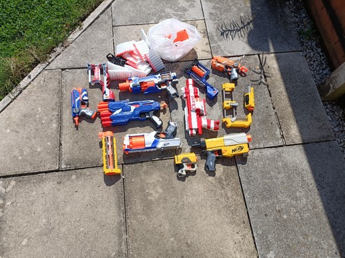 Nerf guns and bullets - bullets, bundle