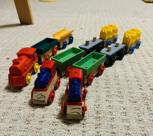 Trains for wooden train set - wooden,