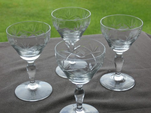 Vintage cut crystal - x,