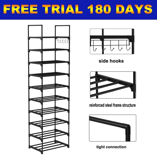 Tier shoe rack space - shoe,