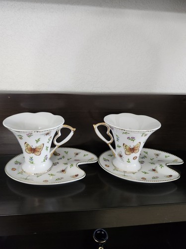 Vintage porcelain butterfly - vintage,