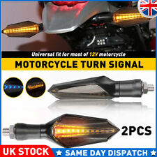 2pcs Motorcycle Universal Amber LED Turn Signal Lights Blinker Indicator Lamp UK