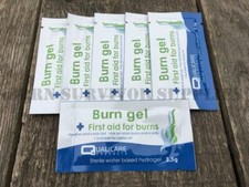 6 x BURN GEL BLOTS First Aid