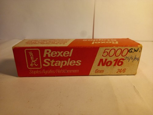 Vintage rexel staples 16 - staples,