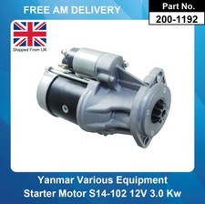 Starter Motor For Yanmar