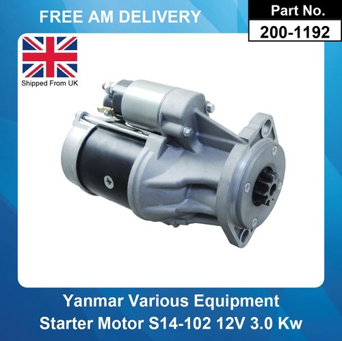 Starter motor for yanmar - motor,