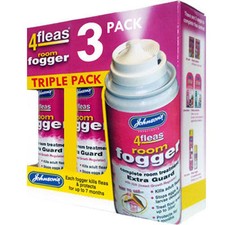 Johnsons 4Fleas Fogger 3 Cans