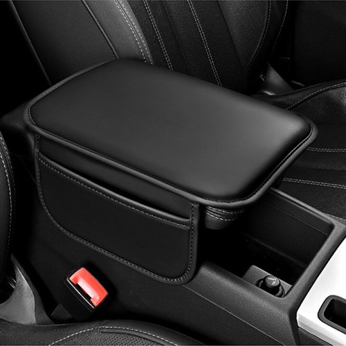 Leather car seat armrest - leather,