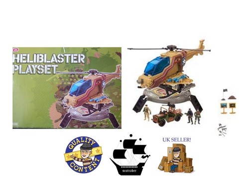 Helicopter military playset - helicopter,