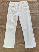 Women’s ZARA White Straight Jeans EU 40 UK 12