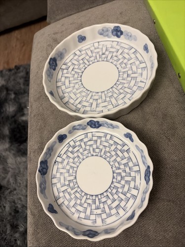 Ceramic pie dishes - ceramic, blue