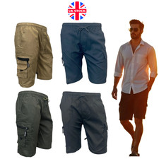 Mens Cargo Shorts Multi Pocket