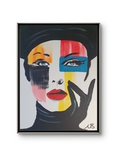 HAND PAINTED 12x16 POP ART