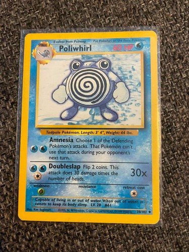 Poliwhirl 102 uncommon - 38/102,