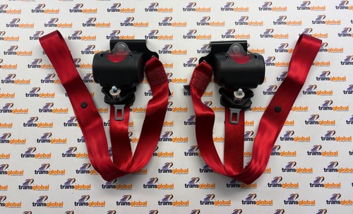 Front red seat belts - rh,