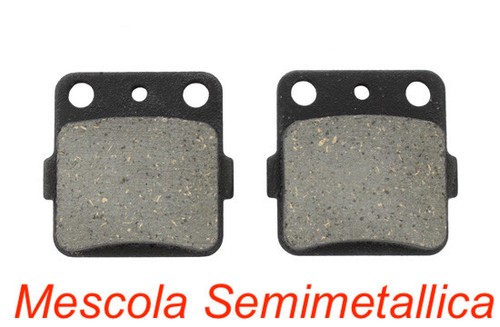 Semimetallic rear brake pads - brake,