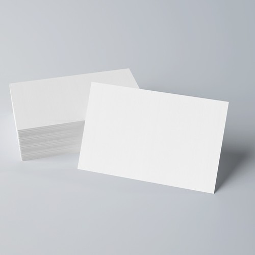 Pack 100 plain - plain, postcards