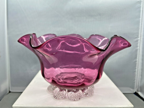 Victorian cranberry glass - cranberry,