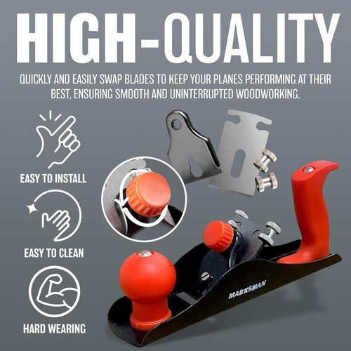 2pc adjustable wood plane - 2pc, set