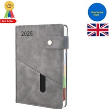 Diary 2026 A5 Page a Day,(Jan - Dec 2026), Day-Per-Page, Monthly Tabs, Multi-Col