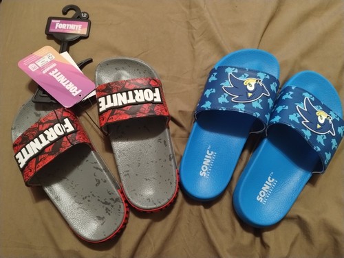 Boy slide sandals lot - sandals, 2