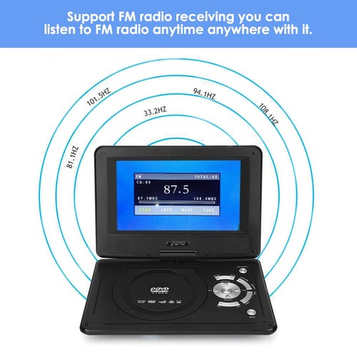 Portable dvd player black - portable,