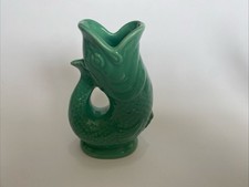 WADE GREEN GLUGGLE JUG 3.5