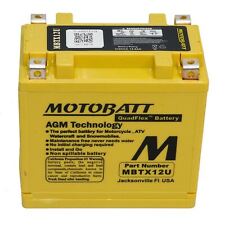 Motobatt MBTX12U AGM Motorcycle Battery for Suzuki VL 800 Volusia 01-04