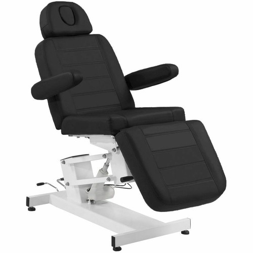 Cosmetic lounger black massage