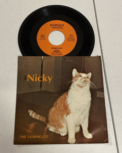 1982 nicky the talking - cat, 7"
