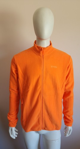 Stihl mens orange fleece logo - stihl,