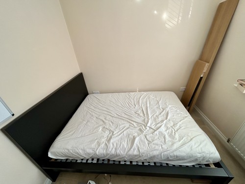 Ikea malm double bed with - double,
