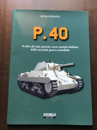Italian army tank book - italian,