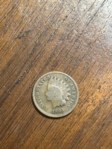 1865 indian cent - indian,