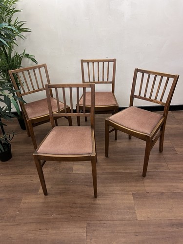 Set ercol dining chairs - of,