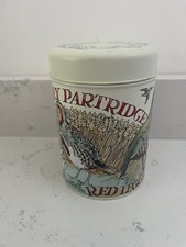 Emma Bridgewater Game Birds Cannister Tea Coffee Sugar Storage Tin Choc Pencil