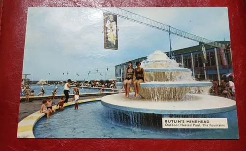 Butlins minehead postcard - minehead,