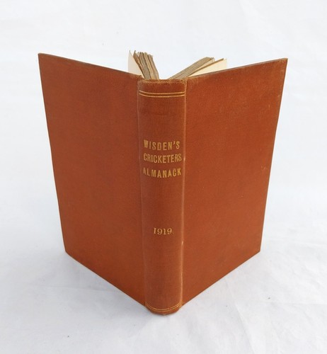 1919 wisden cricketers - 1919, cricketers'