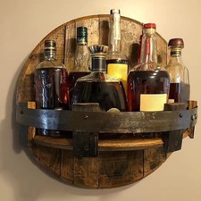 Bourbon whiskey barrel shelf - barrel,