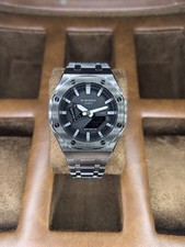 Custom Casio G-Shock GA-2100,  CasiOak, Silver, AP Gen 5 Mod- Men's Watch Gift