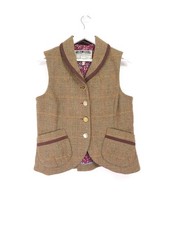 Joules Waistcoat Size 12 Brown